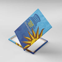 Custom Uruguay La Celeste Football Canvas Wall Art Go Champions 2024 LT9 - Wonder Print Shop