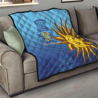 Custom Uruguay La Celeste Football Quilt Go Champions 2024 - Wonder Print Shop
