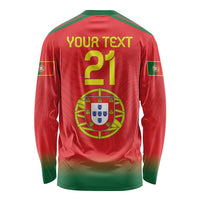 Custom Portugal Football Long Sleeve Shirt Come On A Selecao das Quinas - Wonder Print Shop