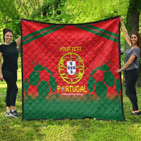 Custom Portugal Football Quilt Come On A Selecao das Quinas - Wonder Print Shop