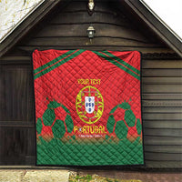 Custom Portugal Football Quilt Come On A Selecao das Quinas - Wonder Print Shop