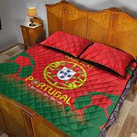 Custom Portugal Football Quilt Bed Set Come On A Selecao das Quinas - Wonder Print Shop