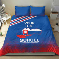 Custom Slovakia Football Bedding Set Come On Sokoli Falcons LT9 - Wonder Print Shop