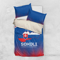 Custom Slovakia Football Bedding Set Come On Sokoli Falcons LT9 - Wonder Print Shop