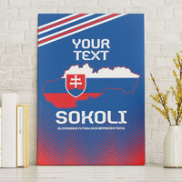 Custom Slovakia Football Canvas Wall Art Come On Sokoli Falcons LT9 - Wonder Print Shop