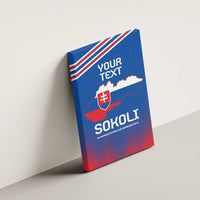 Custom Slovakia Football Canvas Wall Art Come On Sokoli Falcons LT9 - Wonder Print Shop