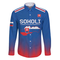 Custom Slovakia Football Family Matching Mermaid Dress and Hawaiian Shirt Come On Sokoli Falcons LT9 - Wonder Print Shop