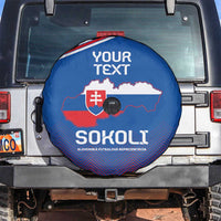 Custom Slovakia Football Spare Tire Cover Come On Sokoli Falcons - Wonder Print Shop