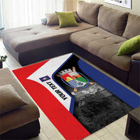 Caribbean Sint Maarten Personalized Area Rug Brown Pelican - Wonder Print Shop