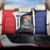 Caribbean Sint Maarten Personalized Back Car Seat Cover Brown Pelican - Wonder Print Shop