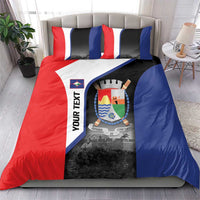 Caribbean Sint Maarten Personalized Bedding Set Brown Pelican - Wonder Print Shop