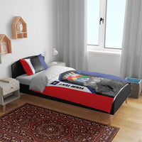 Caribbean Sint Maarten Personalized Bedding Set Brown Pelican - Wonder Print Shop