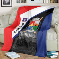 Caribbean Sint Maarten Personalized Blanket Brown Pelican - Wonder Print Shop