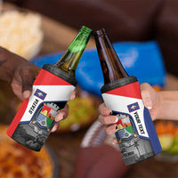 Caribbean Sint Maarten Personalized 4 in 1 Can Cooler Tumbler Brown Pelican - Wonder Print Shop