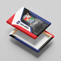 Caribbean Sint Maarten Personalized Canvas Wall Art Brown Pelican - Wonder Print Shop