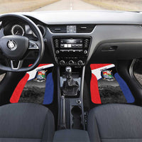 Caribbean Sint Maarten Personalized Car Mats Brown Pelican - Wonder Print Shop