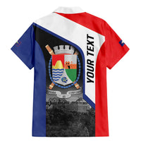 Caribbean Sint Maarten Personalized Family Matching Mermaid Dress and Hawaiian Shirt Brown Pelican - Wonder Print Shop