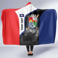 Caribbean Sint Maarten Personalized Hooded Blanket Brown Pelican - Wonder Print Shop