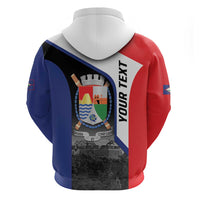 Caribbean Sint Maarten Personalized Hoodie Brown Pelican - Wonder Print Shop