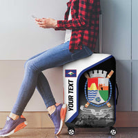 Caribbean Sint Maarten Personalized Luggage Cover Brown Pelican - Wonder Print Shop