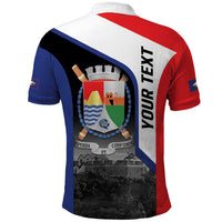 Caribbean Sint Maarten Personalized Polo Shirt Brown Pelican - Wonder Print Shop