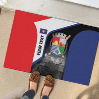 Caribbean Sint Maarten Personalized Rubber Doormat Brown Pelican - Wonder Print Shop