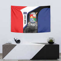 Caribbean Sint Maarten Personalized Tapestry Brown Pelican - Wonder Print Shop