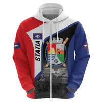 Caribbean Sint Maarten Personalized Zip Hoodie Brown Pelican - Wonder Print Shop