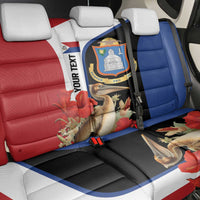 Caribbean Sint Eustatius Personalized Back Car Seat Cover Statia Superba et confidens - Wonder Print Shop