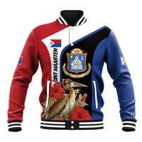 Caribbean Sint Eustatius Personalized Baseball Jacket Statia Superba et confidens - Wonder Print Shop
