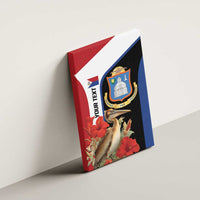 Caribbean Sint Eustatius Personalized Canvas Wall Art Statia Superba et confidens - Wonder Print Shop