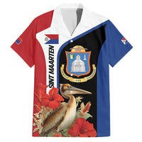 Caribbean Sint Eustatius Personalized Family Matching Off The Shoulder Long Sleeve Dress and Hawaiian Shirt Statia Superba et confidens - Wonder Print Shop