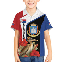 Caribbean Sint Eustatius Personalized Kid Hawaiian Shirt Statia Superba et confidens - Wonder Print Shop