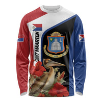 Caribbean Sint Eustatius Personalized Long Sleeve Shirt Statia Superba et confidens - Wonder Print Shop