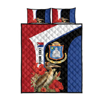 Caribbean Sint Eustatius Personalized Quilt Bed Set Statia Superba et confidens - Wonder Print Shop
