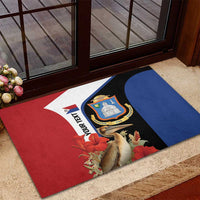 Caribbean Sint Eustatius Personalized Rubber Doormat Statia Superba et confidens - Wonder Print Shop