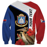 Caribbean Sint Eustatius Personalized Sweatshirt Statia Superba et confidens - Wonder Print Shop