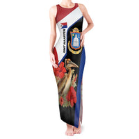Caribbean Sint Eustatius Personalized Tank Maxi Dress Statia Superba et confidens - Wonder Print Shop