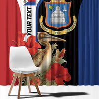 Caribbean Sint Eustatius Personalized Window Curtain Statia Superba et confidens - Wonder Print Shop