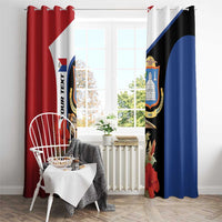 Caribbean Sint Eustatius Personalized Window Curtain Statia Superba et confidens - Wonder Print Shop