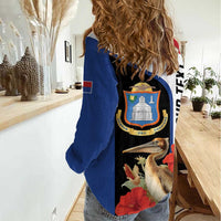 Caribbean Sint Eustatius Personalized Women Casual Shirt Statia Superba et confidens - Wonder Print Shop