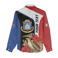 Caribbean Sint Eustatius Personalized Women Casual Shirt Statia Superba et confidens - Wonder Print Shop