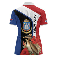 Caribbean Sint Eustatius Personalized Women Polo Shirt Statia Superba et confidens - Wonder Print Shop