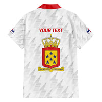 Personalized Nederlandse Antillen 1959-1986 Hawaiian Shirt Simple Flag Style - Wonder Print Shop