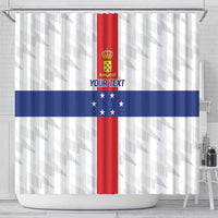 Personalized Nederlandse Antillen 1959-1986 Shower Curtain Simple Flag Style - Wonder Print Shop