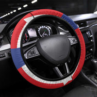 Nederlandse Antillen 1959-1986 Steering Wheel Cover Simple Flag Style - Wonder Print Shop