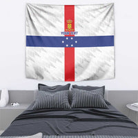 Personalized Nederlandse Antillen 1959-1986 Tapestry Simple Flag Style - Wonder Print Shop