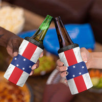 Personalized Nederlandse Antillen 1986-2010 4 in 1 Can Cooler Tumbler Simple Flag Style - Wonder Print Shop