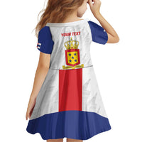 Personalized Nederlandse Antillen 1986-2010 Family Matching Off Shoulder Maxi Dress and Hawaiian Shirt Simple Flag Style - Wonder Print Shop