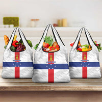 Personalized Nederlandse Antillen 1986-2010 Grocery Bag Simple Flag Style - Wonder Print Shop